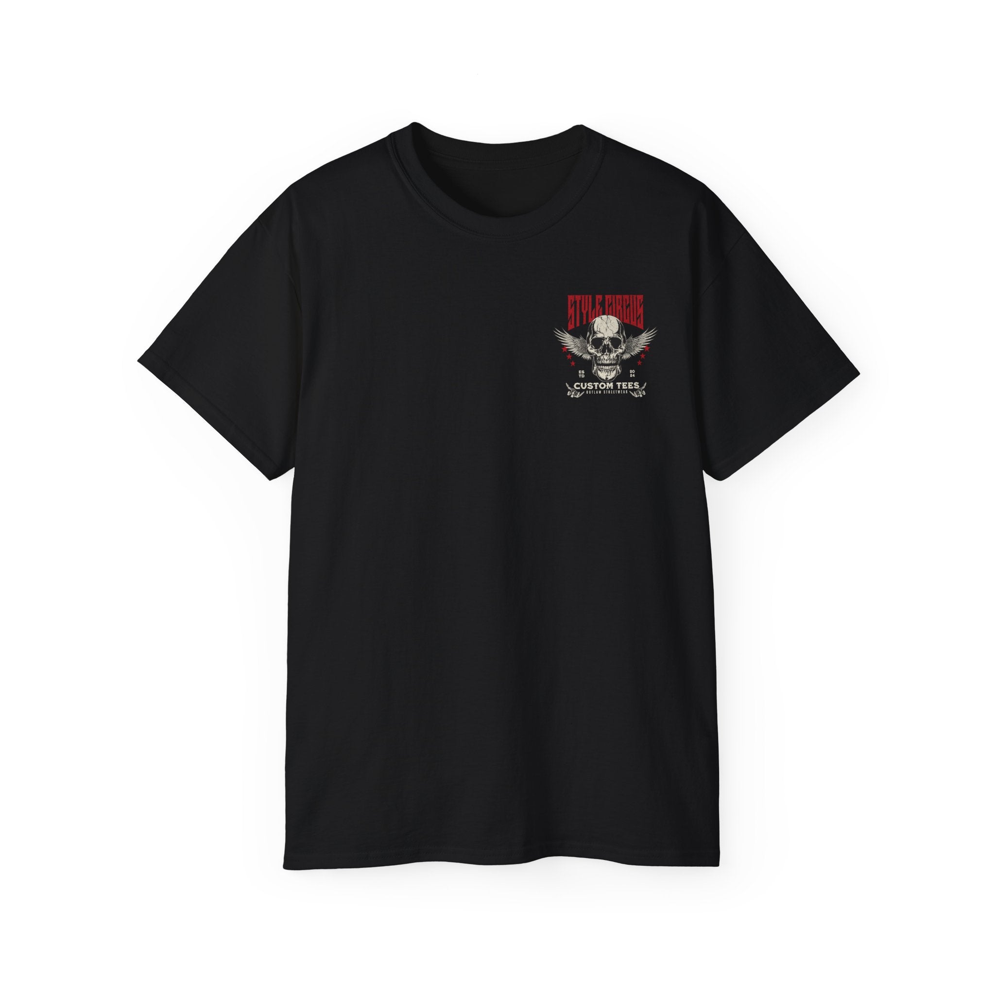 Style Circus Custom Tattoo Studio Skull Wear T-Shirt