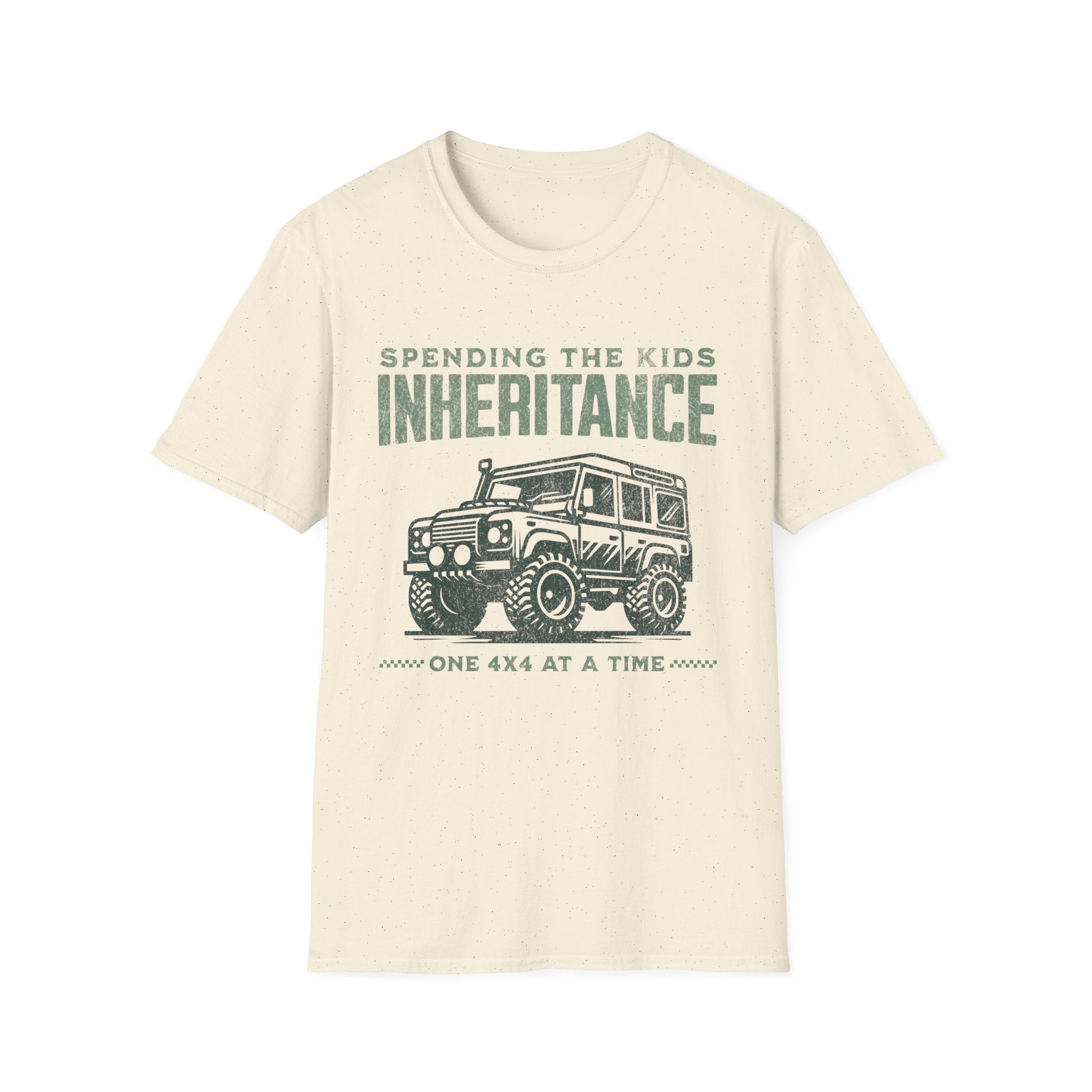 Spending The Kids Inheritance 4x4 Car Funny T-Shirt