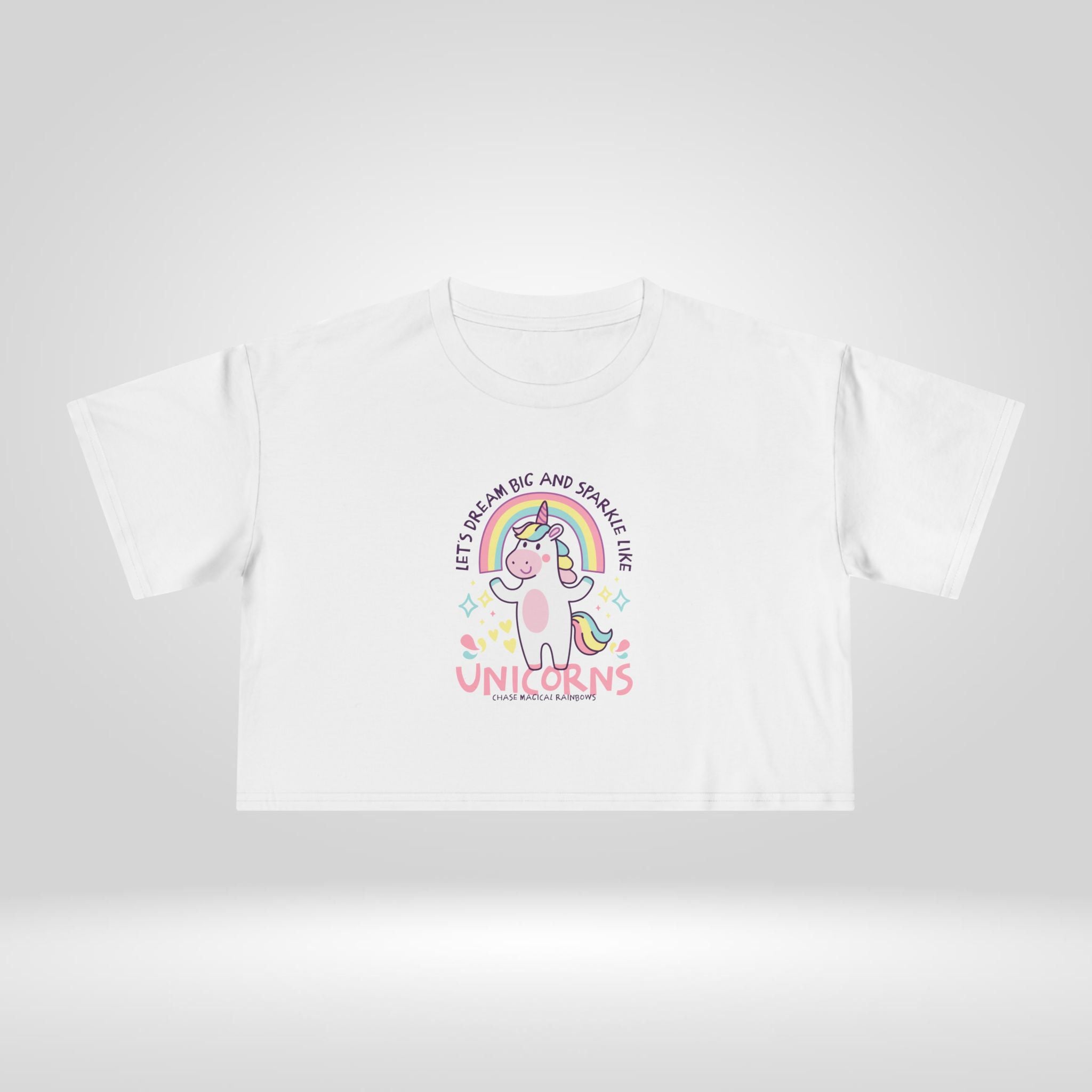 Sparkle Like Unicorns Crop Tee