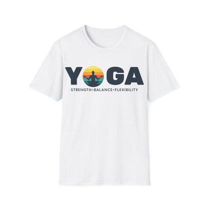 Yoga Strength Balance Flexibility T-Shirt