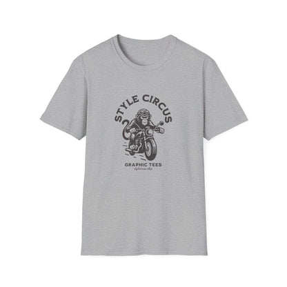 Style Circus Motorbike Chimp Merch T-Shirt