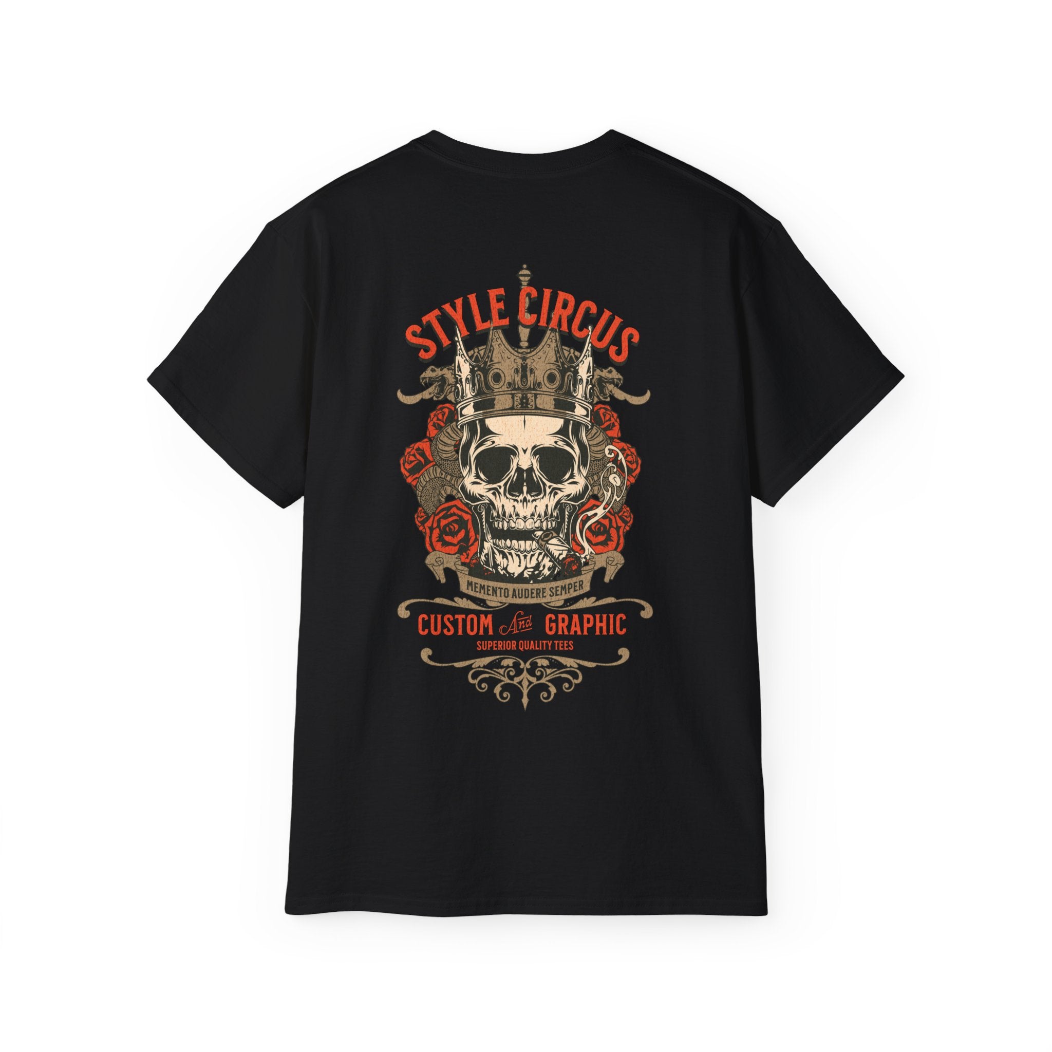 Cigar King Tattoo Studio Skull Wear T-Shirt