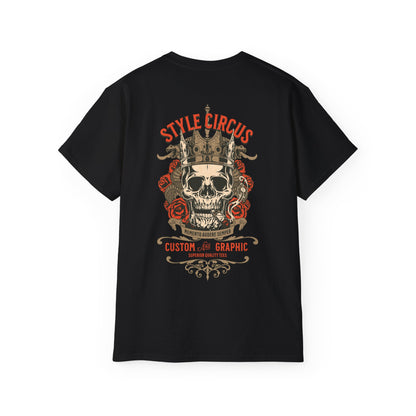 Cigar King Tattoo Studio Skull Wear T-Shirt