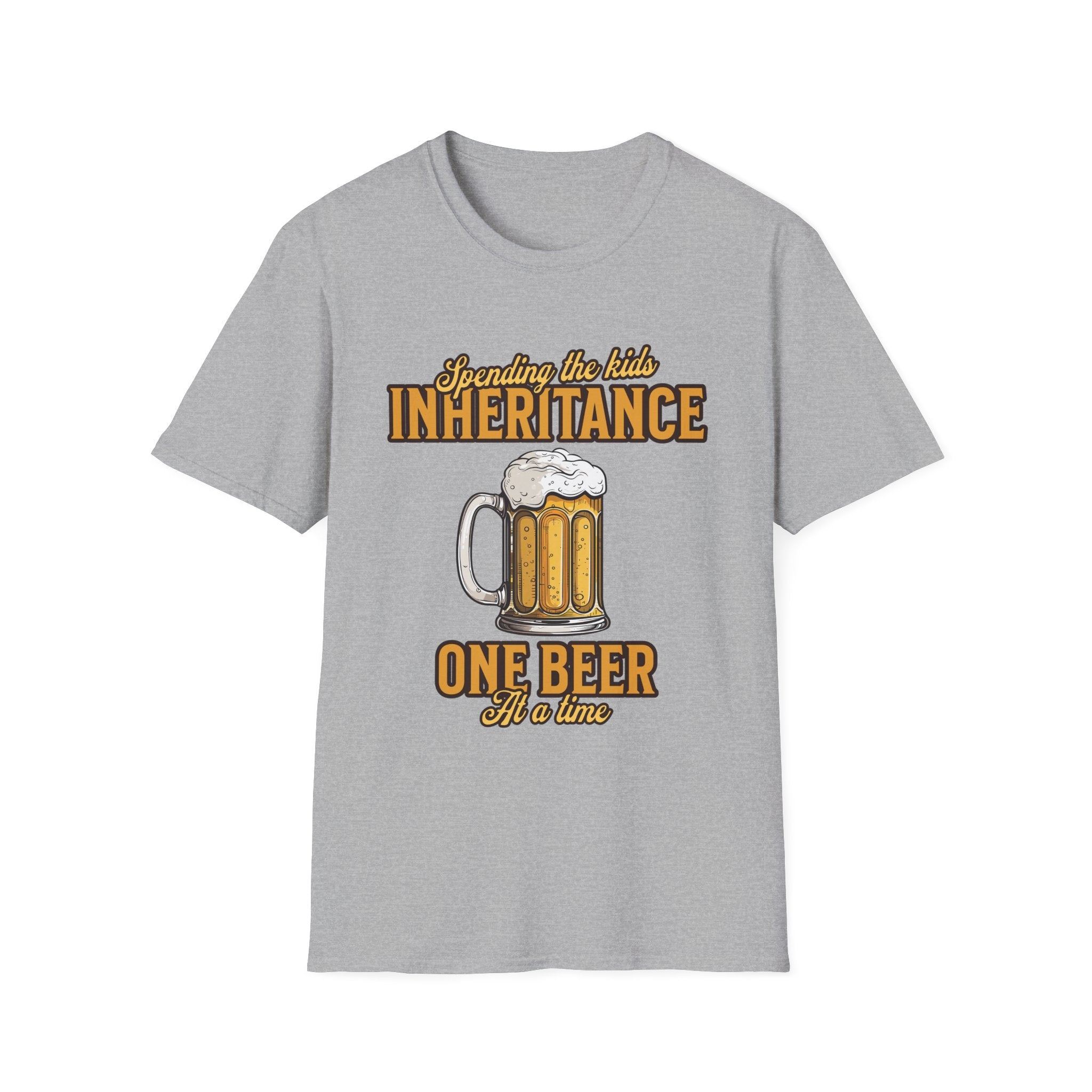 Spending The Kids Inheritance Beer Funny T-Shirt