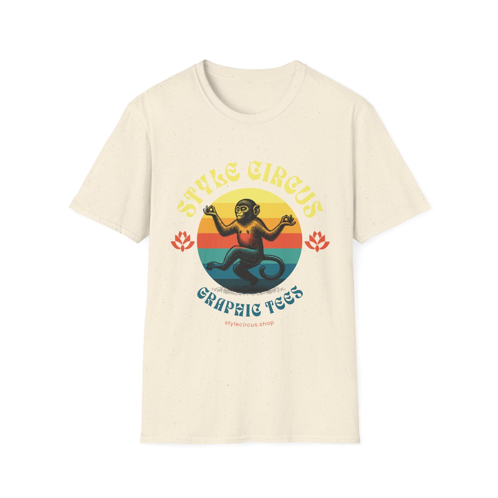 Style Circus Yoga Zen Monkey Merch T-Shirt