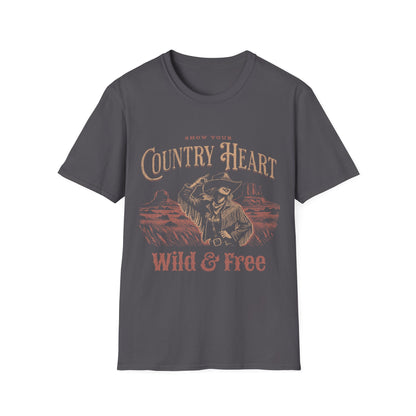 Country Heart Wild & Free T-Shirt