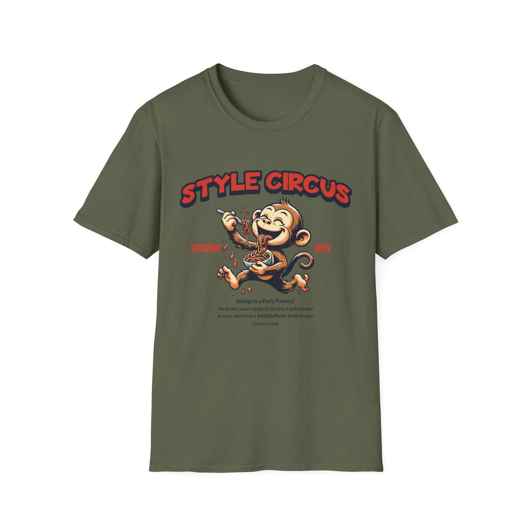 Style Circus Pasta Palooza Merch T-Shirt