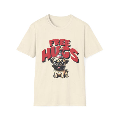 Free Hugs Pug T-Shirt