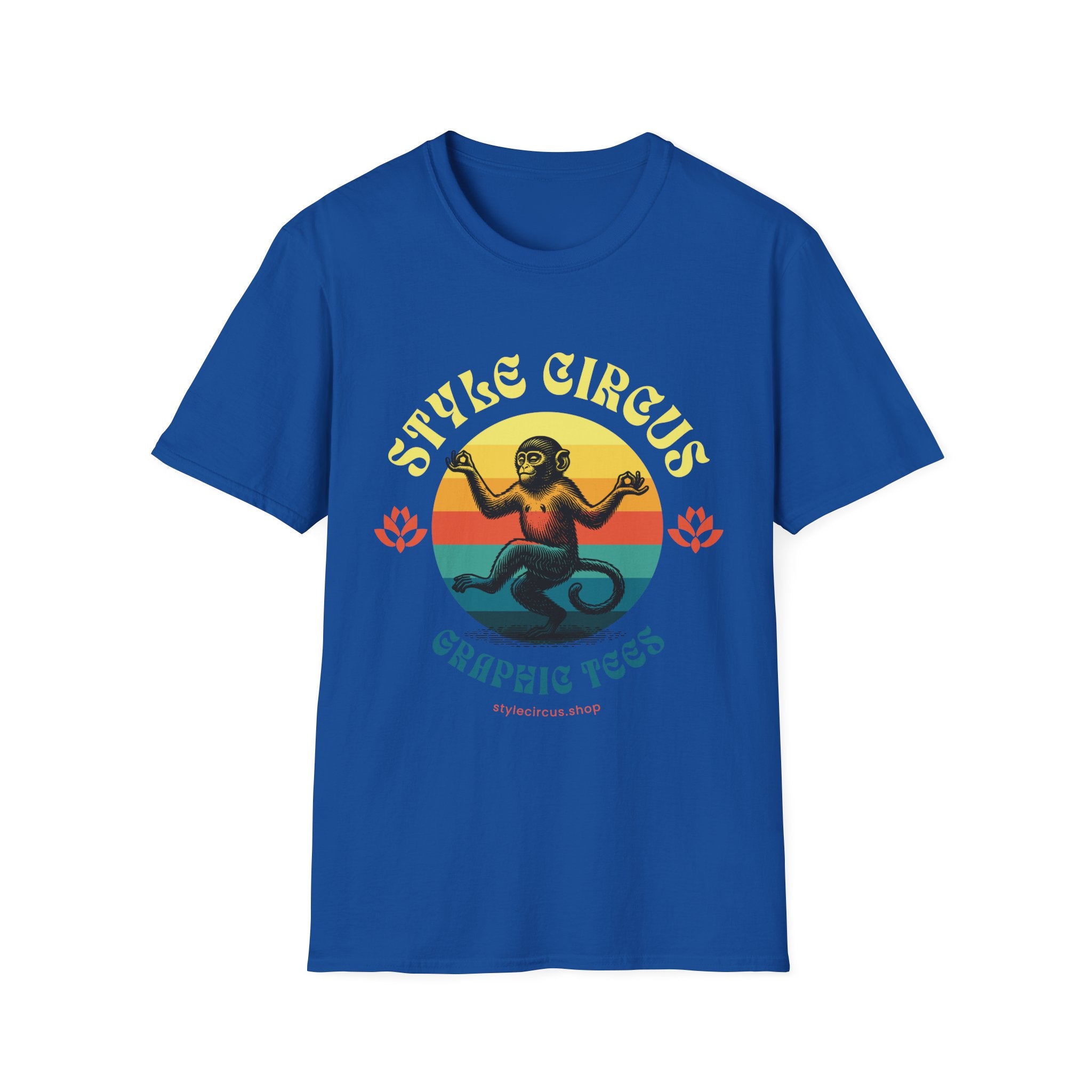 Style Circus Yoga Zen Monkey Merch T-Shirt