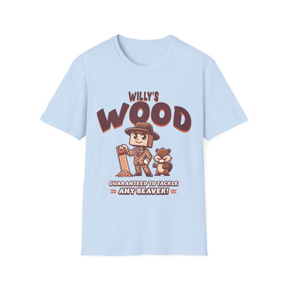 Willy's Wood Guaranteed To Tackle Any Beaver T-Shirt