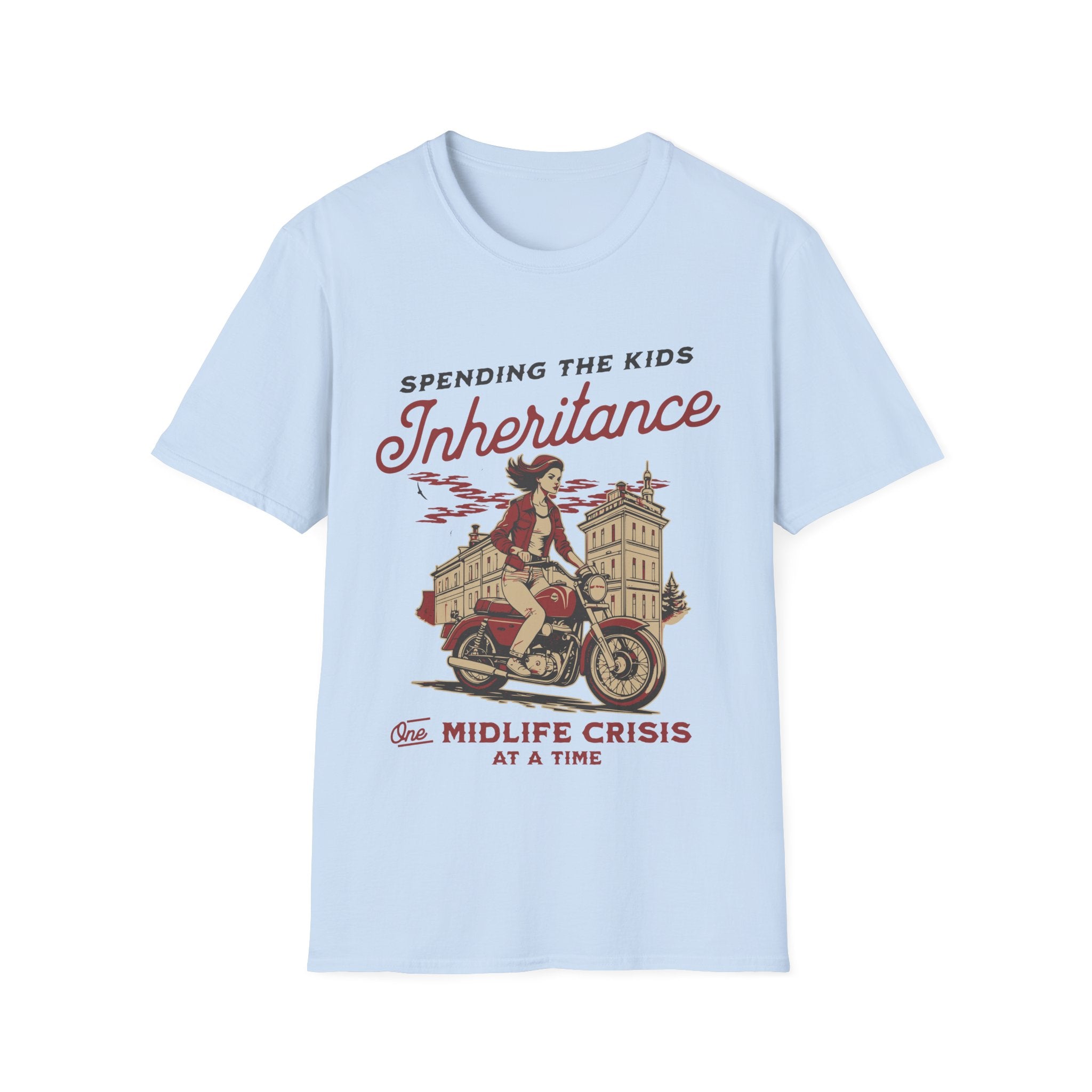 Spending The Kids Inheritance Midlife Crisis Funny T-Shirt