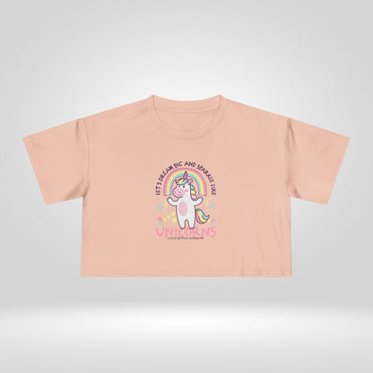 Sparkle Like Unicorns Crop Tee