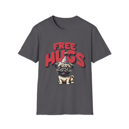 Free Hugs Pug T-Shirt