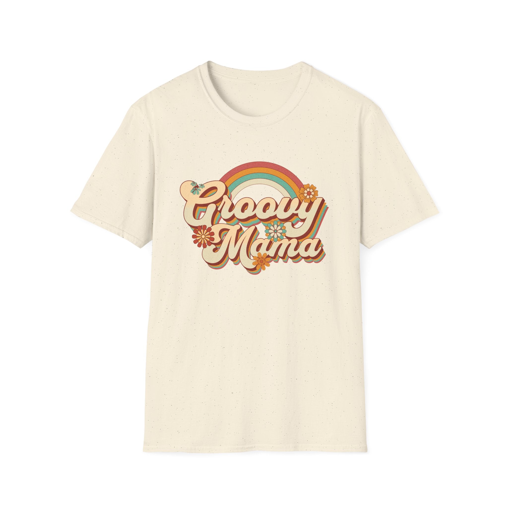 Retro Hippie Groovy Mama T-Shirt