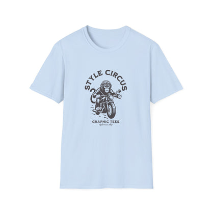 Style Circus Motorbike Chimp Merch T-Shirt