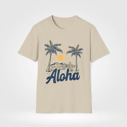 Aloha Summer Beach T-Shirt - Style Circus