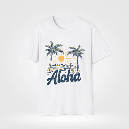 Aloha Summer Beach T-Shirt - Style Circus