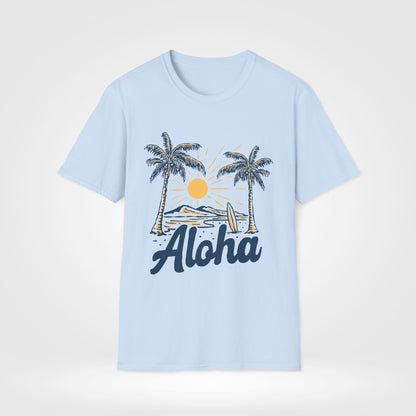 Aloha Summer Beach T-Shirt - Style Circus