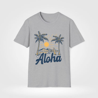 Aloha Summer Beach T-Shirt - Style Circus