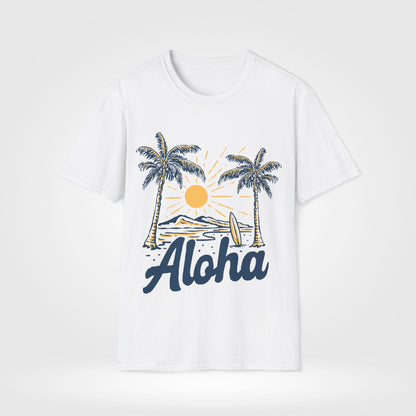 Aloha Summer Beach T-Shirt - Style Circus