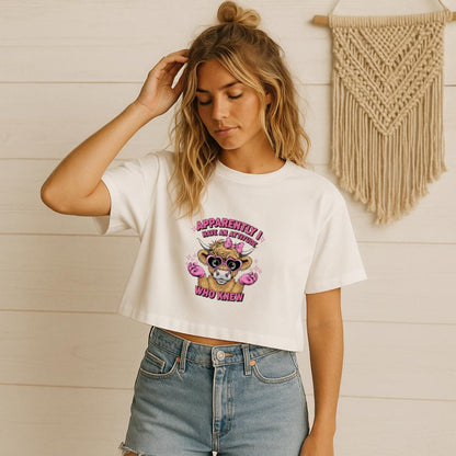 Apparently I Have an Attitude Crop Tee