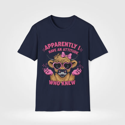 Apparently I Have An Attitude T-Shirt - Style Circus