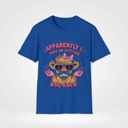 Apparently I Have An Attitude T-Shirt - Style Circus