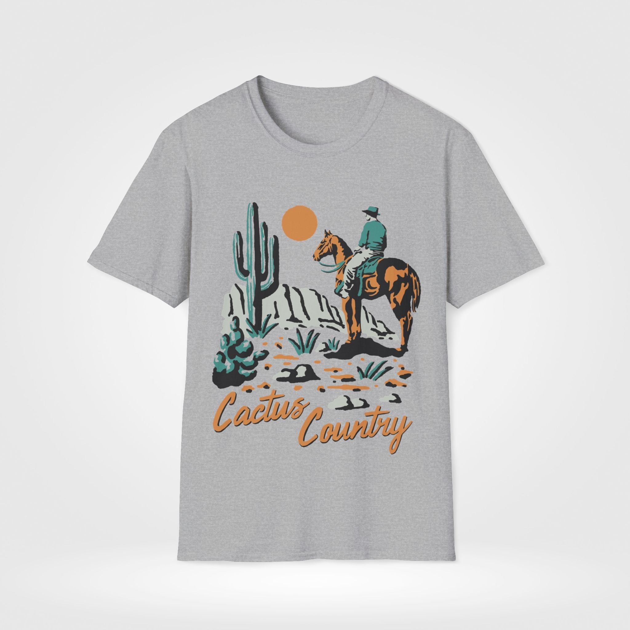 Cactus Country Cowboy T-Shirt - Style Circus