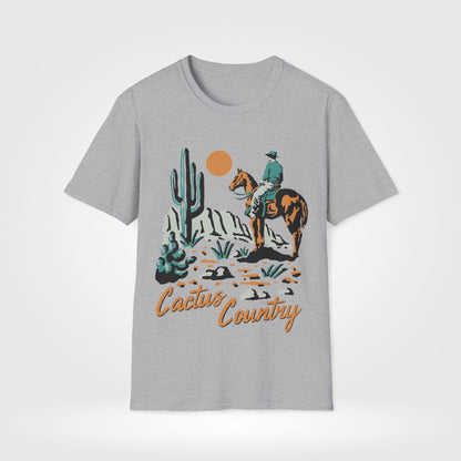 Cactus Country Cowboy T-Shirt - Style Circus