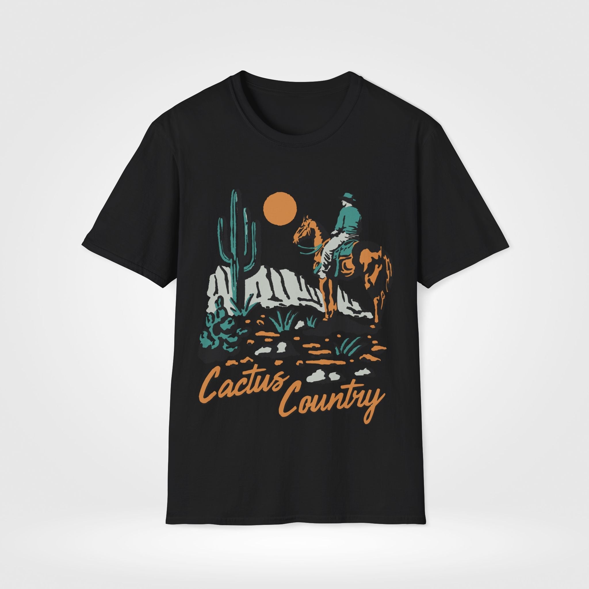 Cactus Country Cowboy T-Shirt - Style Circus