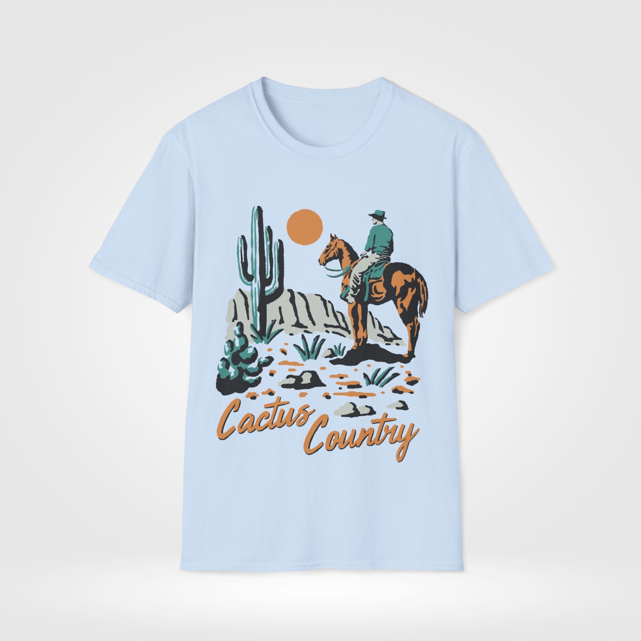 Cactus Country Cowboy T-Shirt - Style Circus