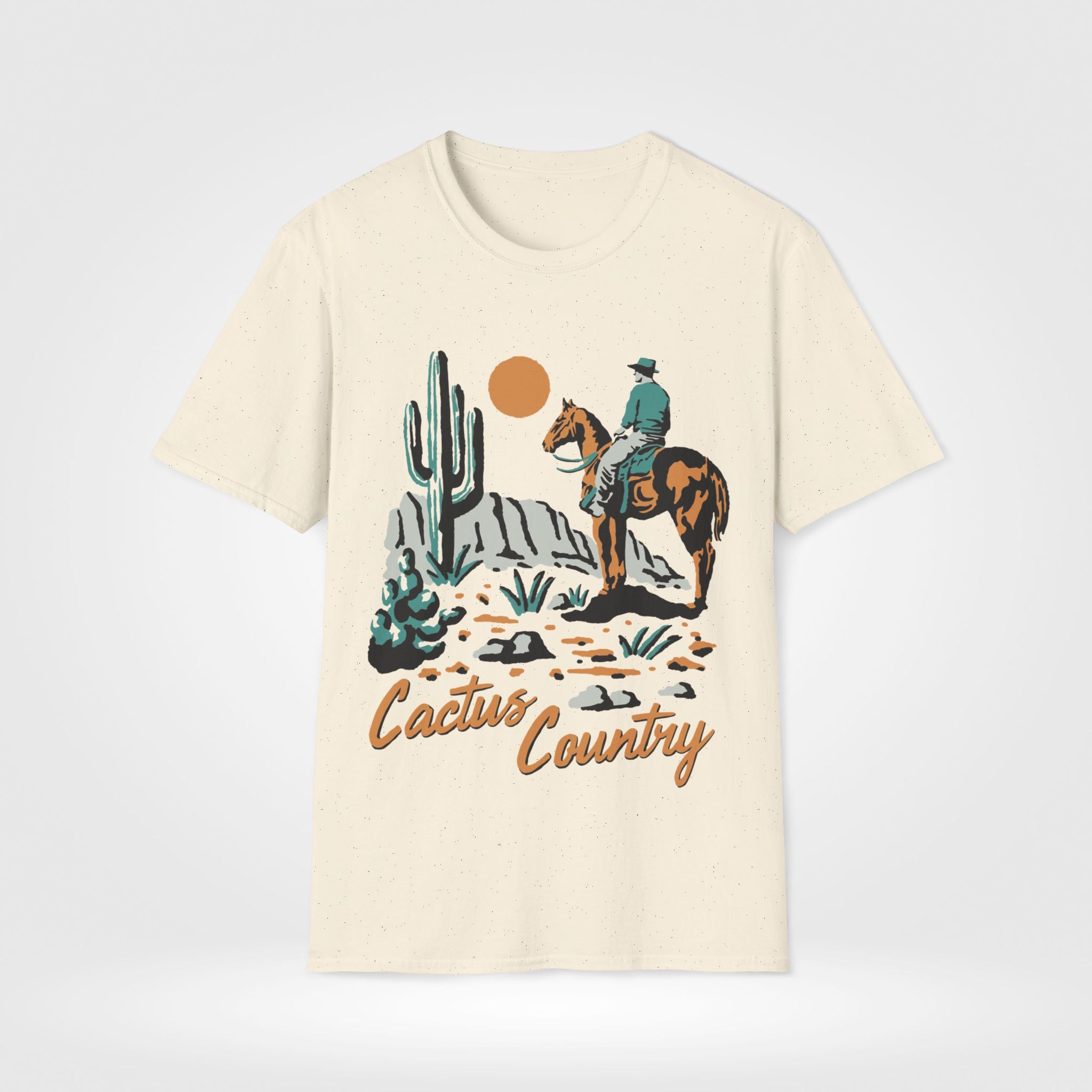 Cactus Country Cowboy T-Shirt - Style Circus