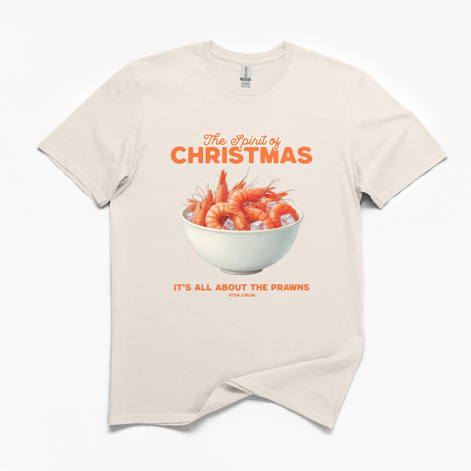 Christmas It's All About The Prawns T-Shirt