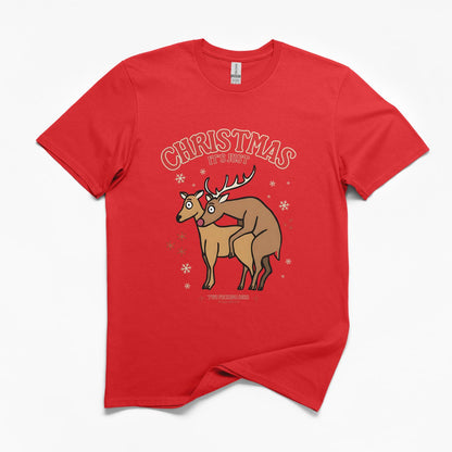 Christmas It's Just Two Fucking Deer T-Shirt