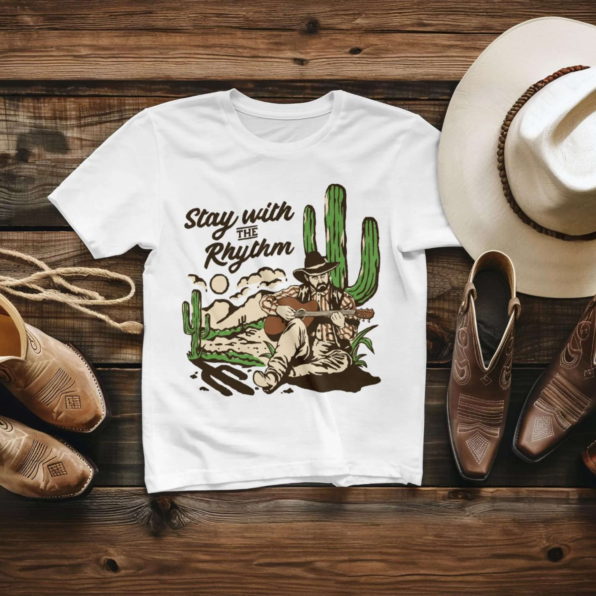 Cowboy Rhythm T-Shirt - Style Circus