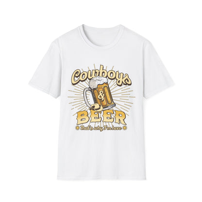 Cowboys And Beer Funny T-Shirt - Style Circus