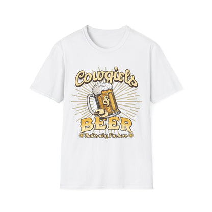 Cowgirls And Beer Funny T-Shirt - Style Circus