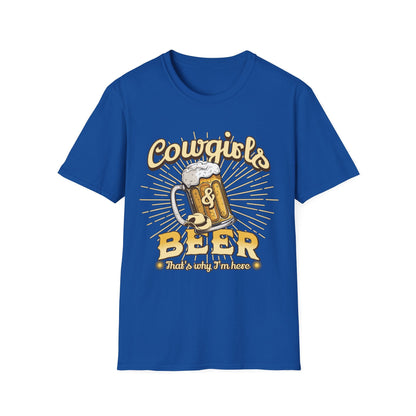 Cowgirls And Beer Funny T-Shirt - Style Circus