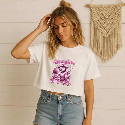 Cowgirls Do It Better Crop Tee