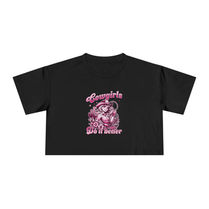 Cowgirls Do It Better Crop Tee - Style Circus