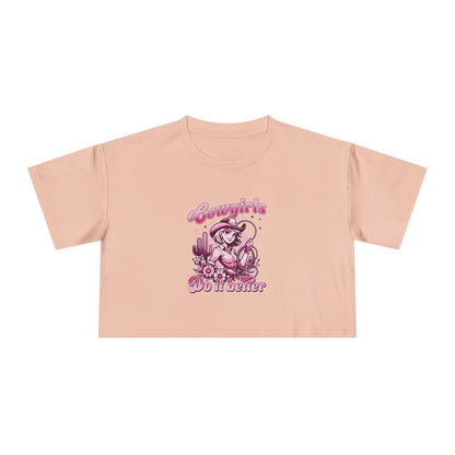 Cowgirls Do It Better Crop Tee