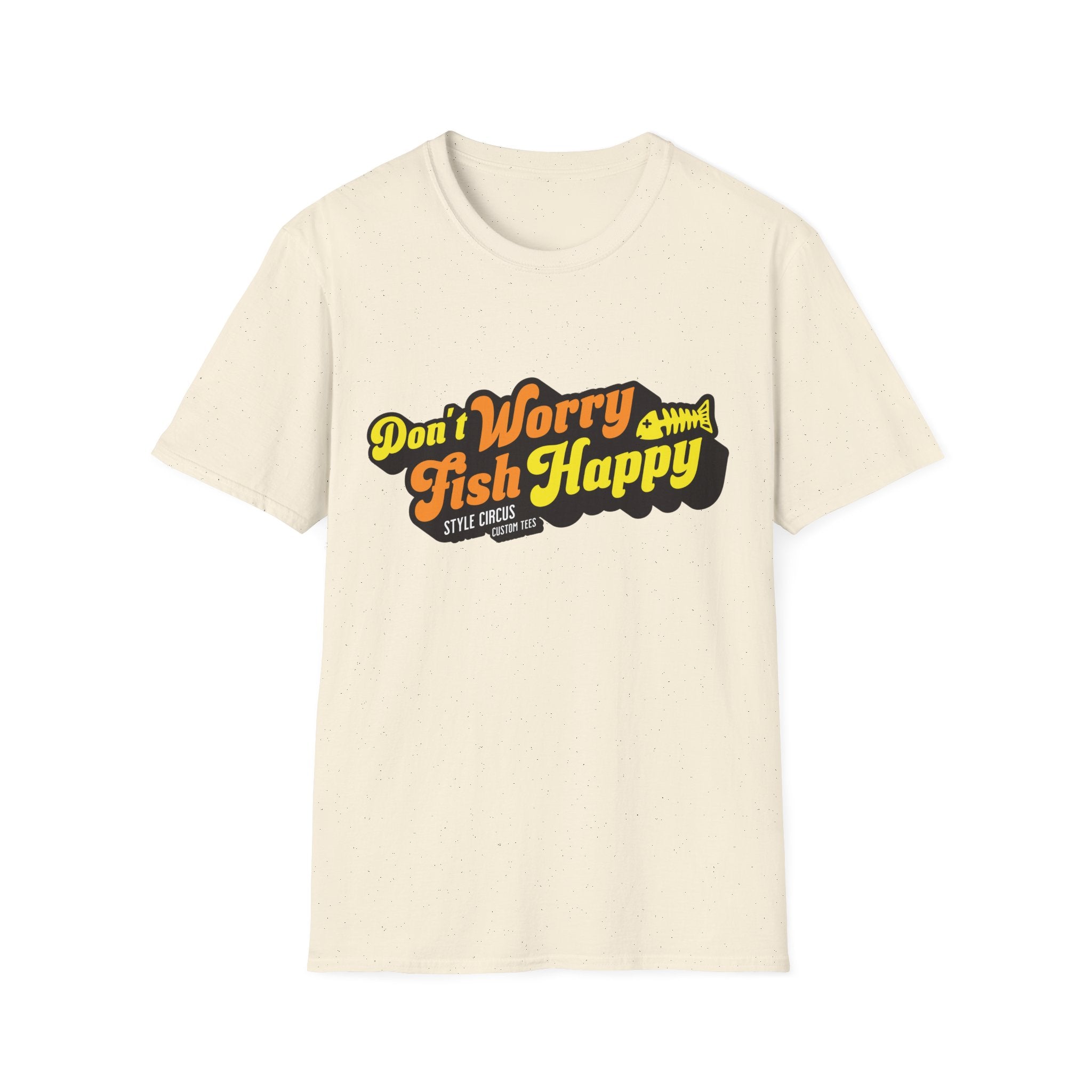 Don't Worry Fish Happy T-Shirt - Style Circus