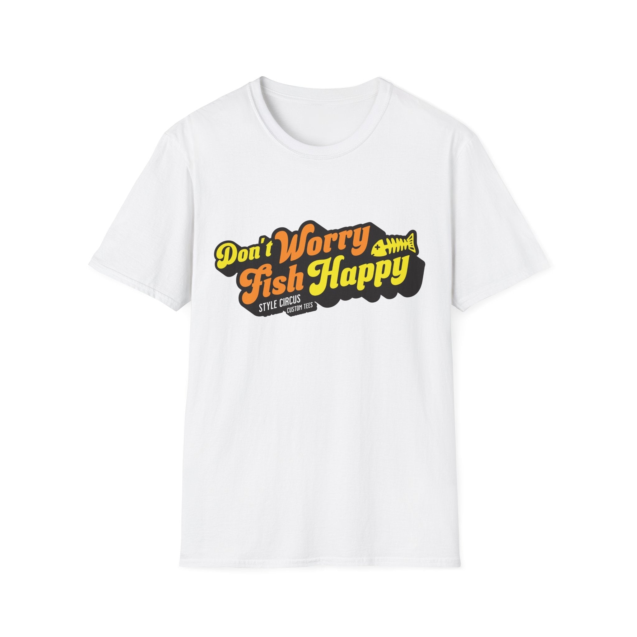 Don't Worry Fish Happy T-Shirt - Style Circus