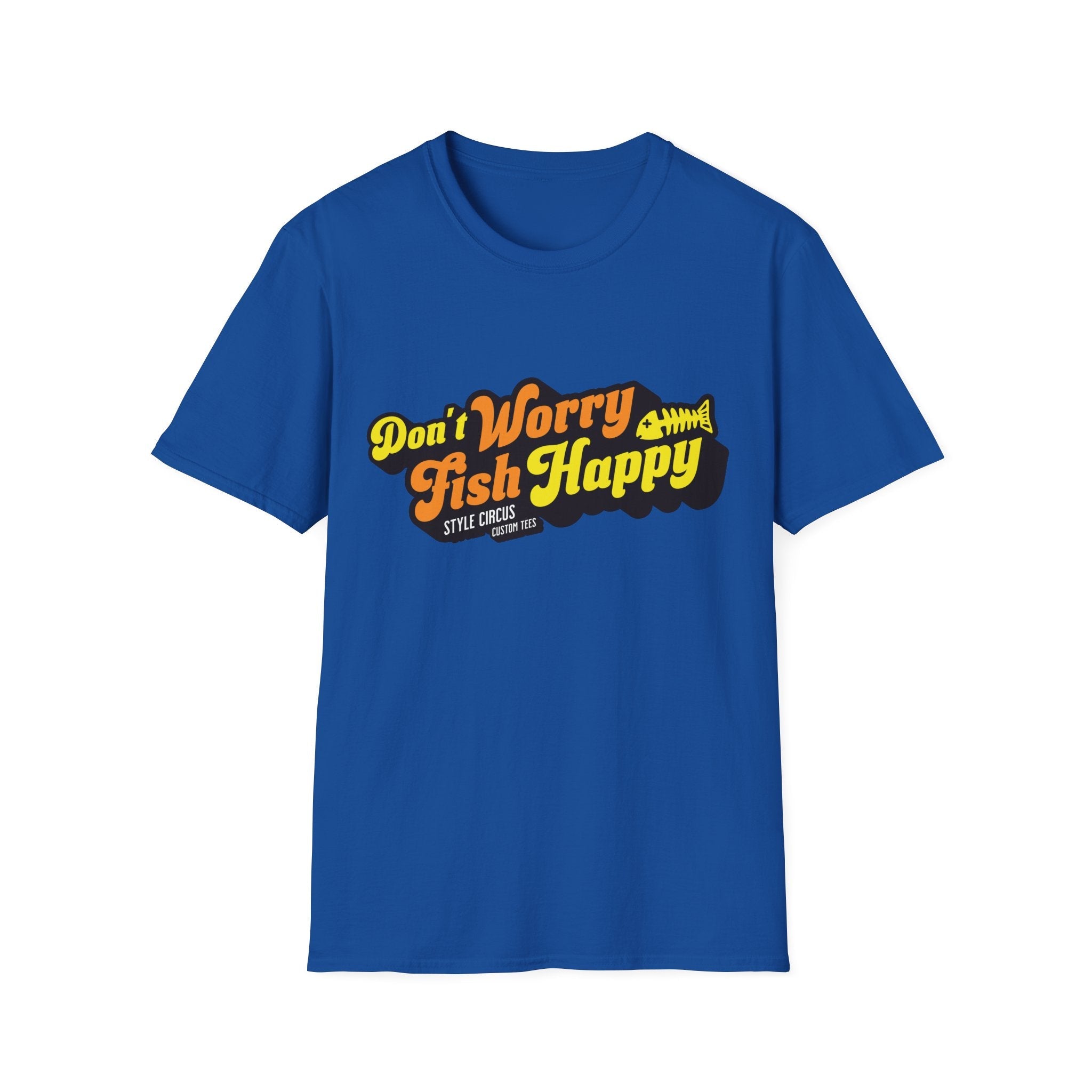 Don't Worry Fish Happy T-Shirt - Style Circus