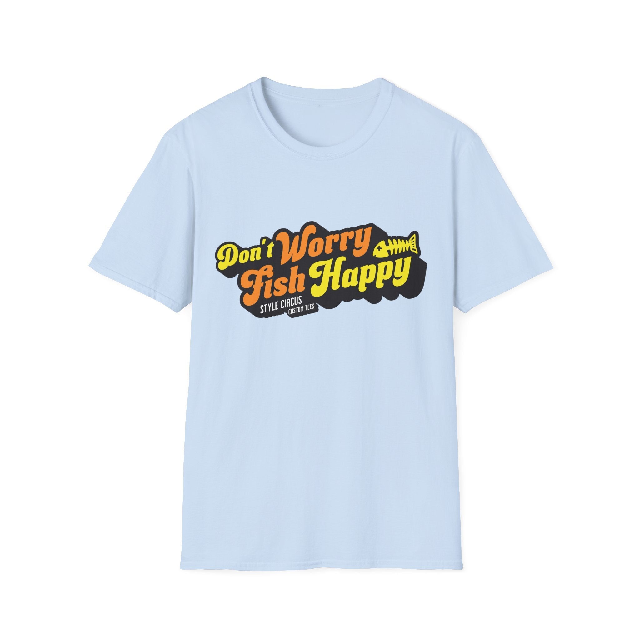 Don't Worry Fish Happy T-Shirt - Style Circus