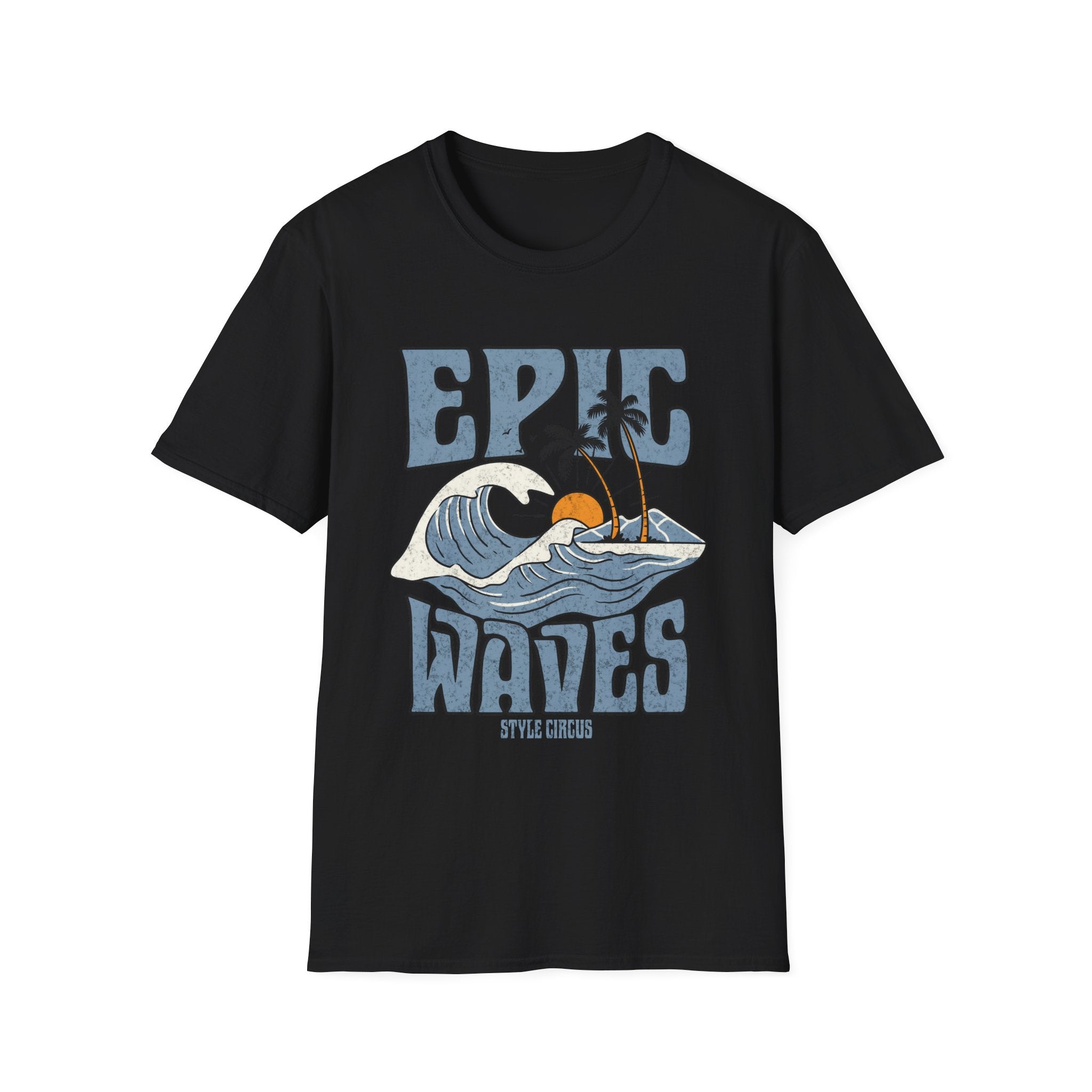 Epic Waves Summer Surf Custom T-Shirt - Style Circus