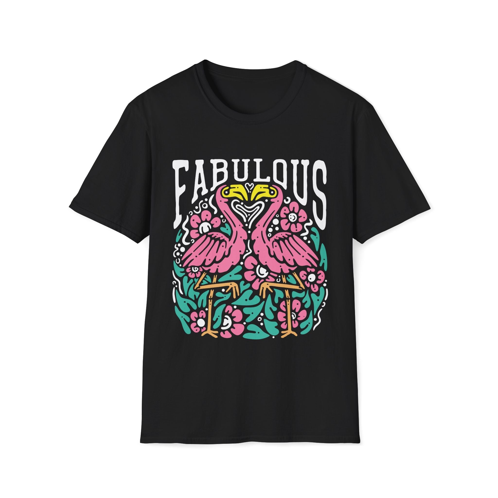 Fabulous Flamingos Unisex T-Shirt - Style Circus
