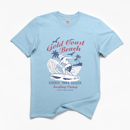 Gold Coast Beach Surf Camp Retro T-Shirt