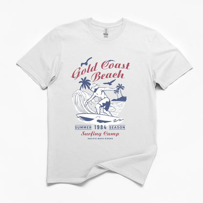 Gold Coast Beach Surf Camp Retro T-Shirt