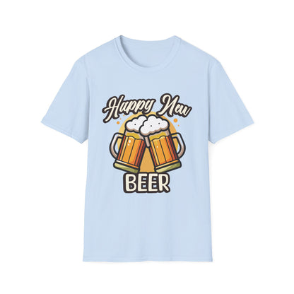 Happy New Beer Funny T-Shirt - Style Circus